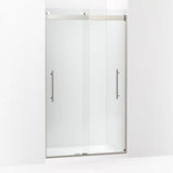 Kohler Levity® Plus Frameless Sliding Shower door (44.6" - 47.6" W x 81.6" H) with 3/8" (10mm) thick Crystal Clear glass