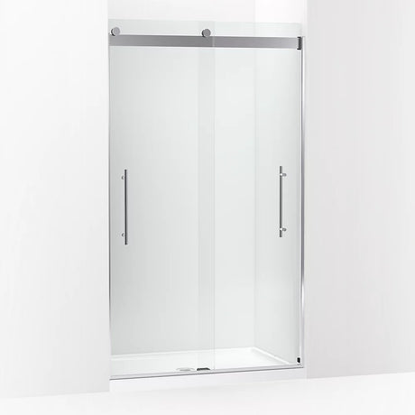 Kohler Levity® Plus Frameless Sliding Shower door (44.6" - 47.6" W x 81.6" H) with 3/8" (10mm) thick Crystal Clear glass