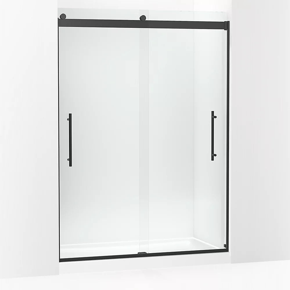 Kohler Levity® Plus Sliding Shower door (56.6"-59.6" W x 81.6" H) with 3/8" (10 mm) thick Crystal Clear glass