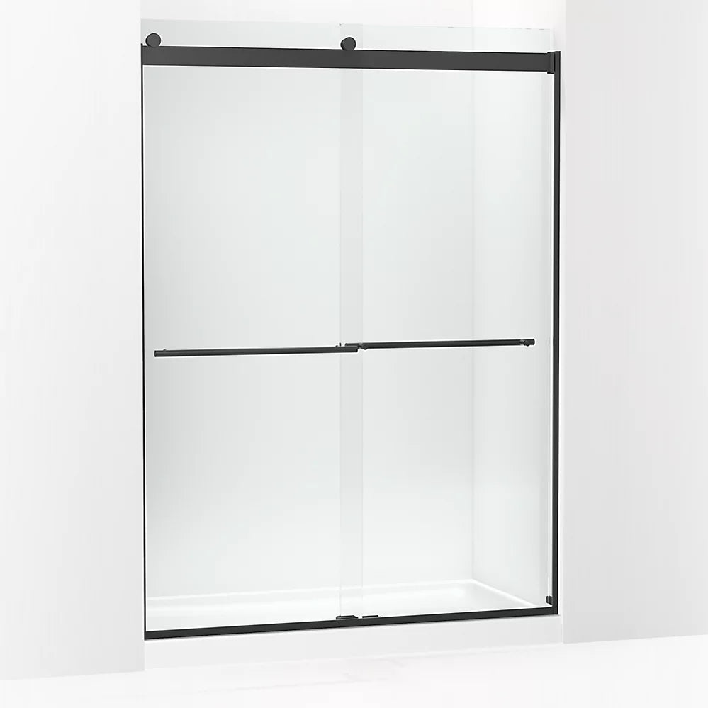 Kohler Levity® Plus Sliding Shower door (56.6" – 59.6" W x 81.6" H) with 3/8" (10mm) thick Crystal Clear Glass