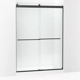 Kohler Levity® Plus Sliding Shower door (56.6" – 59.6" W x 81.6" H) with 3/8" (10mm) thick Crystal Clear Glass