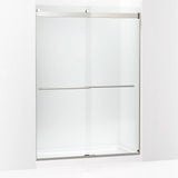 Kohler Levity® Plus Sliding Shower door (56.6" – 59.6" W x 81.6" H) with 3/8" (10mm) thick Crystal Clear Glass