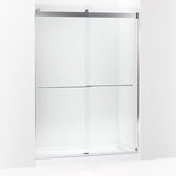 Kohler Levity® Plus Sliding Shower door (56.6" – 59.6" W x 81.6" H) with 3/8" (10mm) thick Crystal Clear Glass