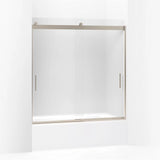 Kohler Levity® Sliding Bath Door (56.6" - 59.6" W x 62" H) with 1/4" (6mm) thick glass