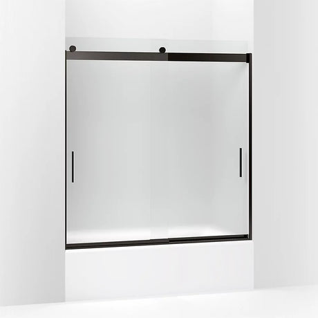 Kohler Levity® Sliding Bath Door (56.6" - 59.6" W x 62" H) with 1/4" (6mm) thick glass