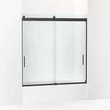 Kohler Levity® Sliding Bath Door (56.6" - 59.6" W x 62" H) with 1/4" (6mm) thick glass