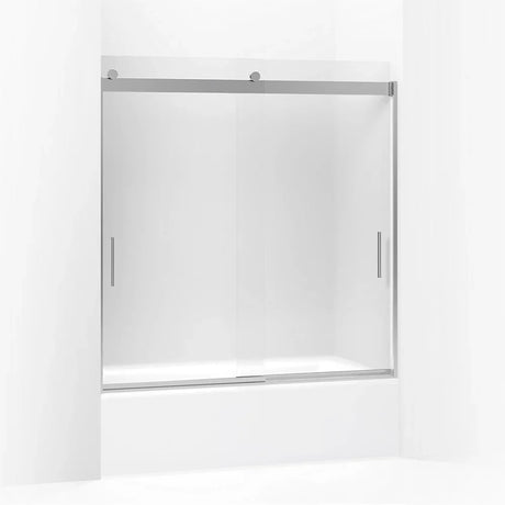 Kohler Levity® Sliding Bath Door (56.6" - 59.6" W x 62" H) with 1/4" (6mm) thick glass