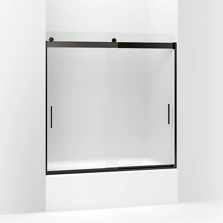 Kohler Levity® Sliding bath door (56.6" - 59.6" W x 59.8" H) with 1/4" (6mm) thick glass