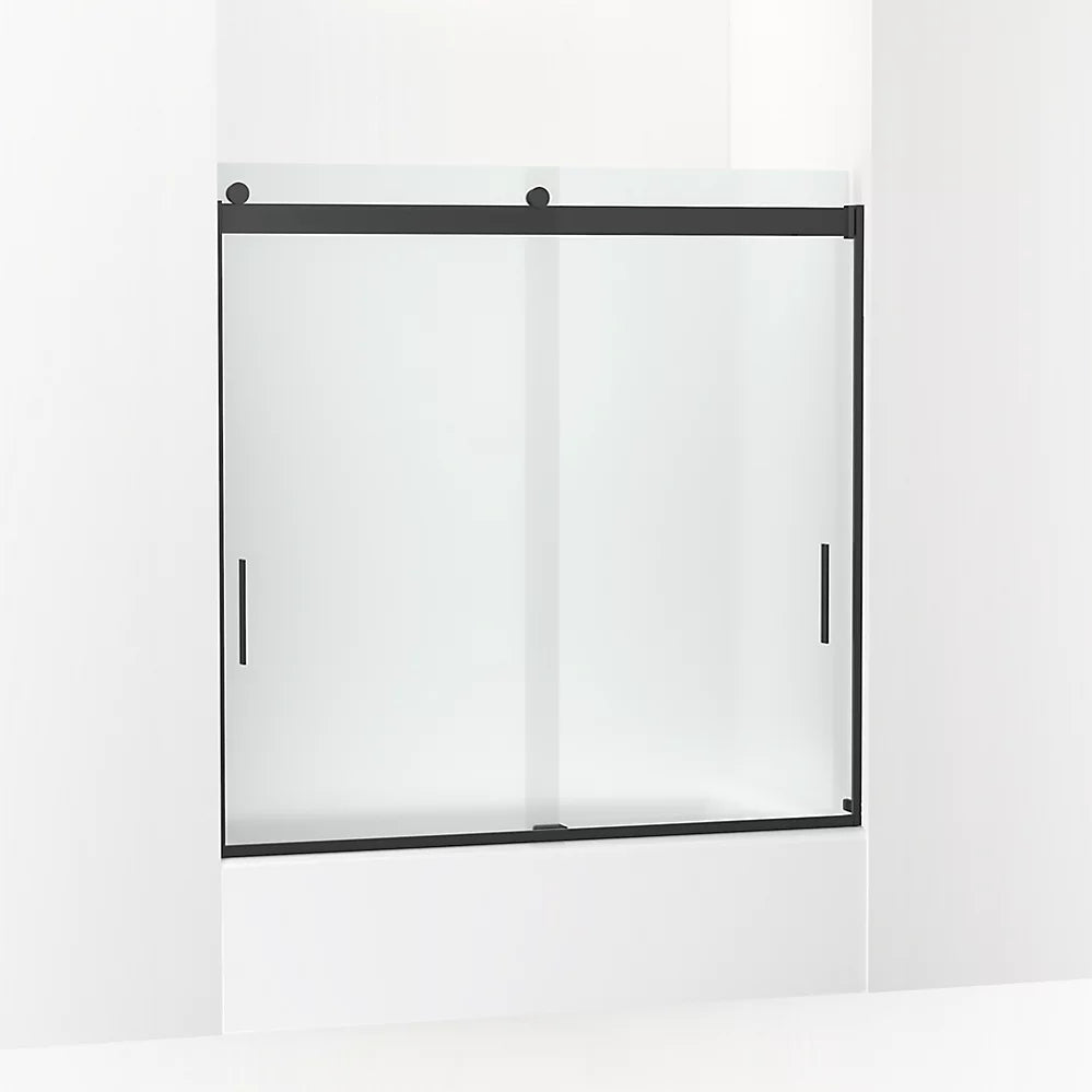 Kohler Levity® Sliding bath door (56.6" - 59.6" W x 59.8" H) with 1/4" (6mm) thick glass