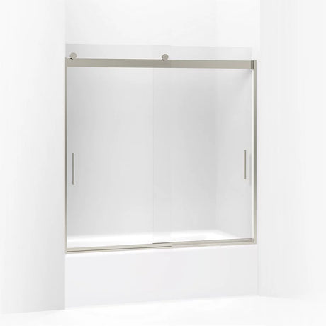 Kohler Levity® Sliding bath door (56.6" - 59.6" W x 59.8" H) with 1/4" (6mm) thick glass