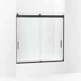 Kohler Levity® Sliding bath door (56.6" - 59.6" W x 59.8" H) with 1/4" (6mm) thick glass