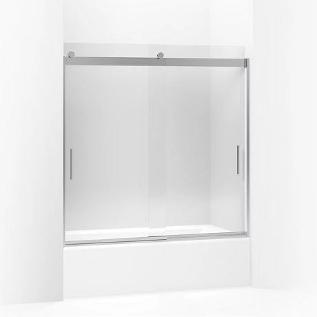 Kohler Levity® Sliding bath door (56.6" - 59.6" W x 59.8" H) with 1/4" (6mm) thick glass