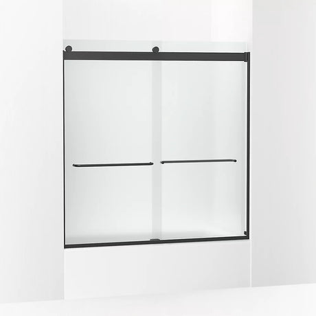 Kohler Levity® Sliding bath door (56.6" - 59.6" W x 62" H) with 1/4" (6mm) thick glass