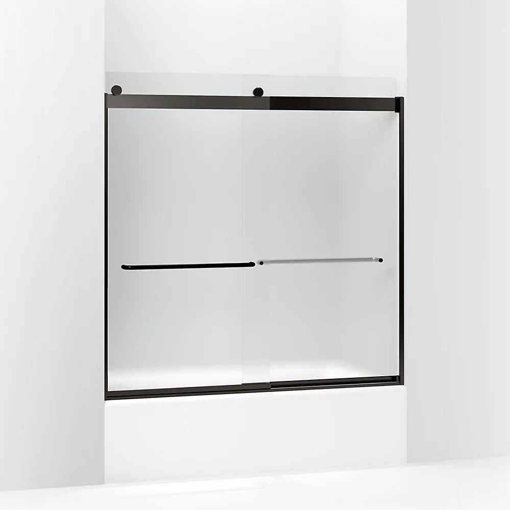 Kohler Levity® Sliding Bath door (56.6" - 59.6" W x 59.8" H) with 1/4" (6mm) thick glass