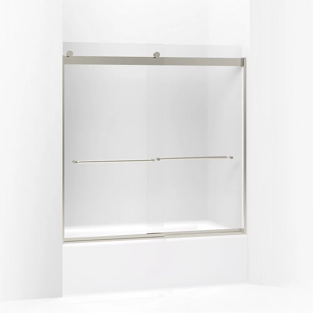 Kohler Levity® Sliding Bath door (56.6" - 59.6" W x 59.8" H) with 1/4" (6mm) thick glass