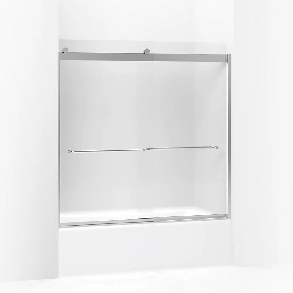 Kohler Levity® Sliding Bath door (56.6" - 59.6" W x 59.8" H) with 1/4" (6mm) thick glass