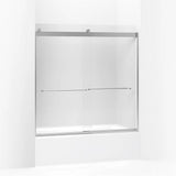 Kohler Levity® Sliding Bath door (56.6" - 59.6" W x 59.8" H) with 1/4" (6mm) thick glass