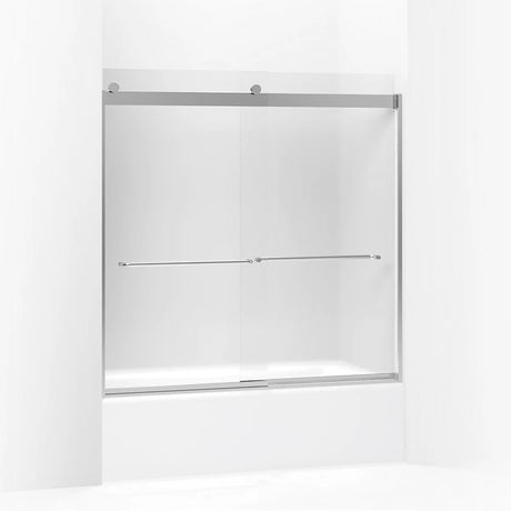 Kohler Levity® Sliding Bath door (56.6" - 59.6" W x 59.8" H) with 1/4" (6mm) thick glass