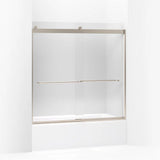 Kohler Levity® Sliding Bath door (56.6" - 59.6" W x 59.8" H) with 1/4" (6mm) thick glass