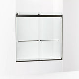 Kohler Levity® Sliding Bath door (56.6" - 59.6" W x 59.8" H) with 1/4" (6mm) thick glass