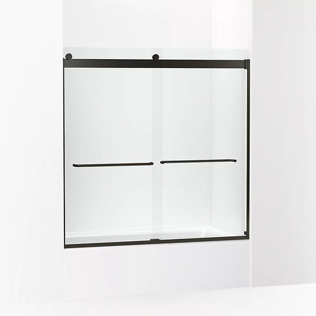 Kohler Levity® Sliding Bath door (56.6" - 59.6" W x 59.8" H) with 1/4" (6mm) thick glass