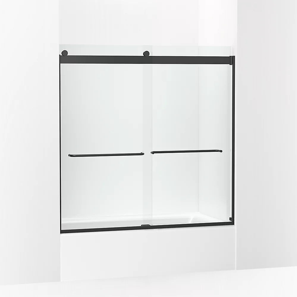 Kohler Levity® Sliding Bath door (56.6" - 59.6" W x 59.8" H) with 1/4" (6mm) thick glass