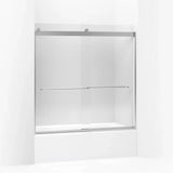 Kohler Levity® Sliding Bath door (56.6" - 59.6" W x 59.8" H) with 1/4" (6mm) thick glass