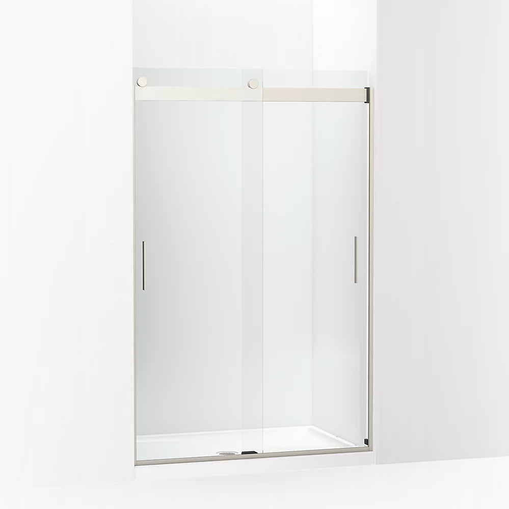 Kohler Levity® Sliding Shower door (43.6" - 47.6" W x 74" H) with 1/4" (6mm) thick glass