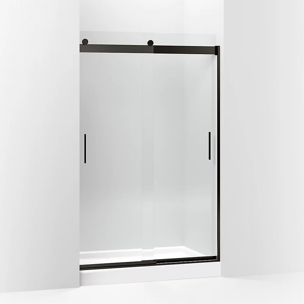 Kohler Levity® Sliding Shower door (43.6" - 47.6" W x 74" H) with 1/4" (6mm) thick glass