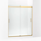 Kohler Levity® Sliding Shower door (56.6" - 59.6" W x 74" H) with 1/4" (6mm) thick glass