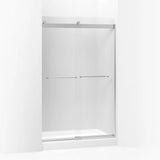 Kohler Levity® Sliding Shower door (44.6" - 47.6" W x 74" H) with 1/4" (6mm) thick glass