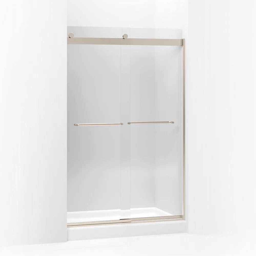 Kohler Levity® Sliding Shower door (44.6" - 47.6" W x 74" H) with 1/4" (6mm) thick glass