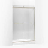 Kohler Levity® Sliding Shower door (44.6" - 47.6" W x 74" H) with 1/4" (6mm) thick glass