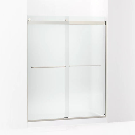 Kohler Levity® Sliding Shower door (56.6" - 59.6" W x 74" H) with 1/4" (6mm) thick glass