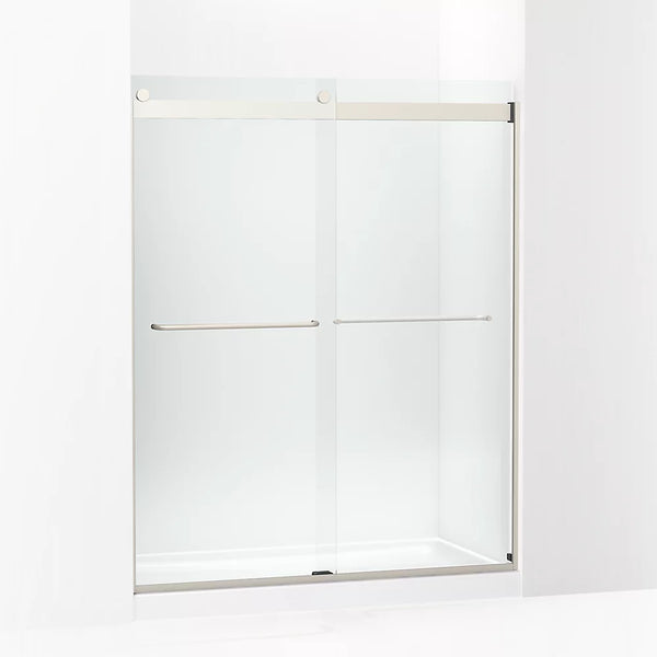 Kohler Levity® Sliding Shower door (56.6 - 59.6 W x 74 H) with 1/4 (6mm)  thick glass