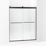 Kohler Levity® Sliding Shower door (56.6" - 59.6" W x 74" H) with 1/4" (6mm) thick glass