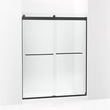 Kohler Levity® Sliding Shower door (56.6" - 59.6" W x 74" H) with 1/4" (6mm) thick glass