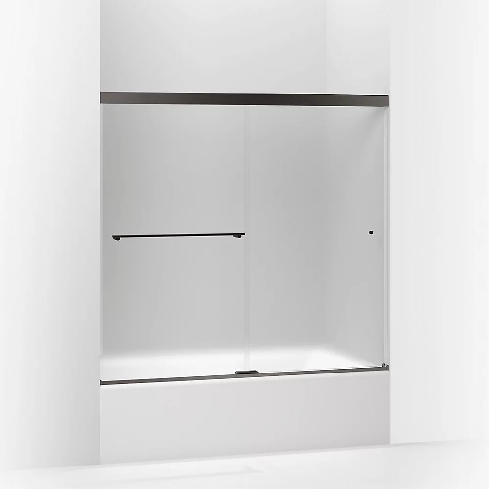 Kohler Revel® Sliding Bath door (56.6" - 59.6" W x 55.5" H) with 1/4" (6mm) thick glass