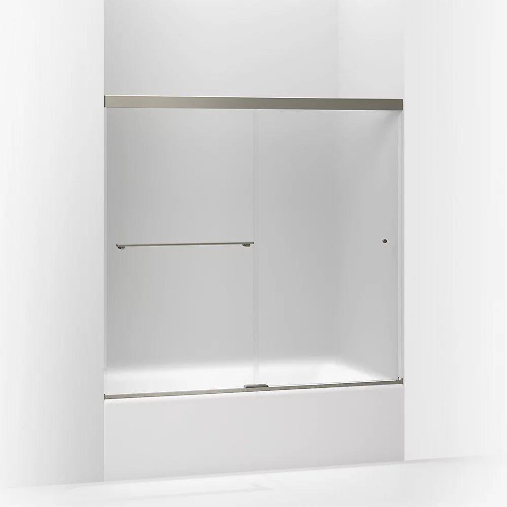 Kohler Revel® Sliding Bath door (56.6" - 59.6" W x 55.5" H) with 1/4" (6mm) thick glass