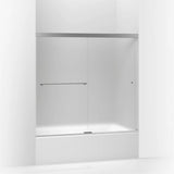 Kohler Revel® Sliding Bath door (56.6" - 59.6" W x 55.5" H) with 1/4" (6mm) thick glass