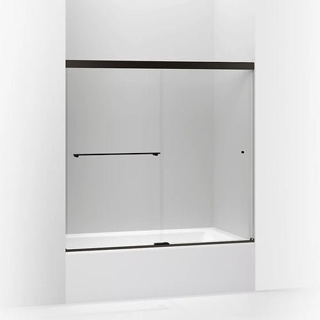 Kohler Revel® Sliding Bath door (56.6" - 59.6" W x 55.5" H) with 1/4" (6mm) thick glass