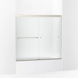 Kohler Revel® Sliding Bath door (56.6" - 59.6"W x 55.5" H) with 5/16" (8mm) thick Crystal Clear glass