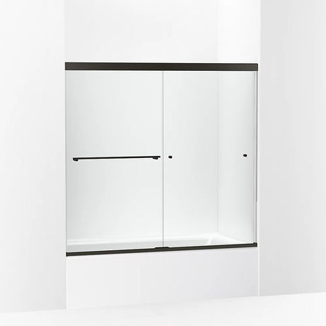 Kohler Revel® Sliding Bath door (56.6" - 59.6"W x 55.5" H) with 5/16" (8mm) thick Crystal Clear glass