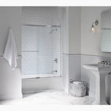 Kohler Revel® Sliding Bath door (56.6" - 59.6"W x 55.5" H) with 5/16" (8mm) thick Crystal Clear glass