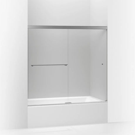 Kohler Revel® Sliding Bath door (56.6" - 59.6"W x 55.5" H) with 5/16" (8mm) thick Crystal Clear glass