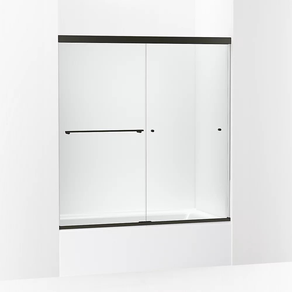 Kohler Revel® Sliding Bath door (55.6" - 59.6" W x 62" H) with 5/16" (8mm) thick glass