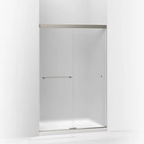 Kohler Revel® Sliding shower door (44.6" - 47.6" W x 70" H) with 1/4" (6mm) thick glass