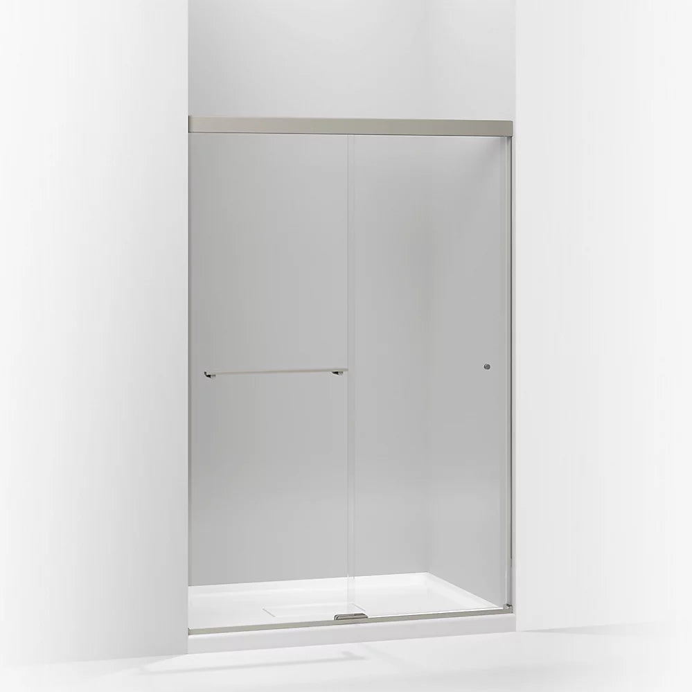 Kohler Revel® Sliding shower door (44.6" - 47.6" W x 70" H) with 1/4" (6mm) thick glass