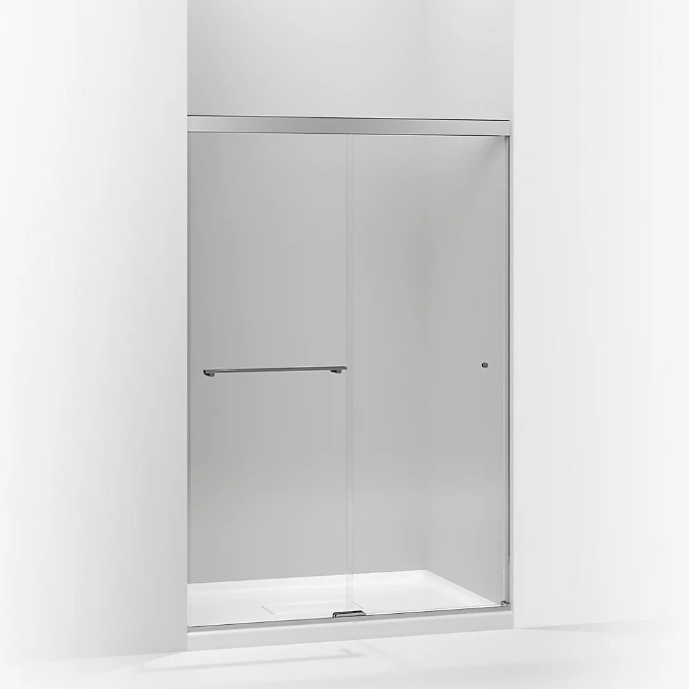 Kohler Revel® Sliding shower door (44.6" - 47.6" W x 70" H) with 1/4" (6mm) thick glass