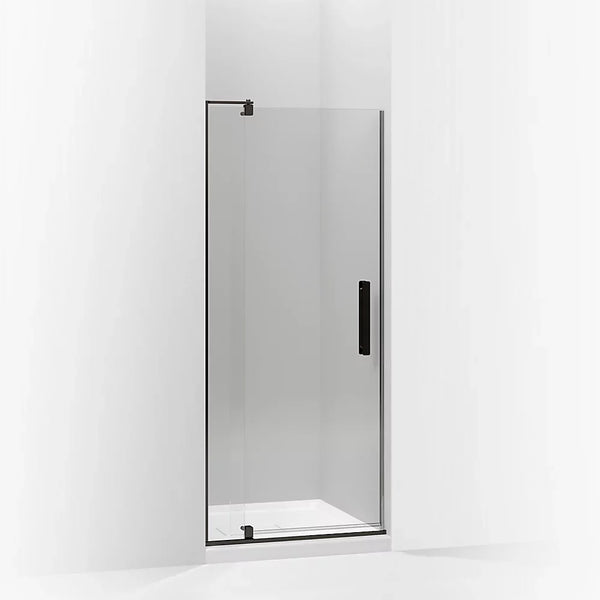 Kohler Revel® Pivot Shower door (27.3 - 31.1 W x 70 H) with 1/4 (6mm) thick Crystal Clear glass in Anodized Dark Bronze